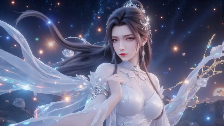 4k仙侠壁纸-仙气 - 古风-星空「哲风壁纸」
