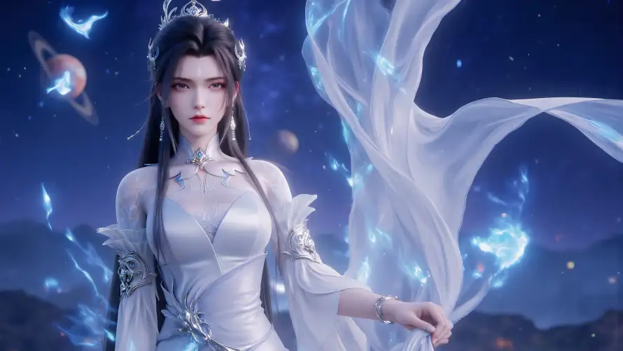 4k3D壁纸-仙侠 - 仙裙-古风「哲风壁纸」