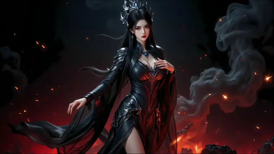 8k国风壁纸-星火 - 暗黑-玄幻「哲风壁纸」