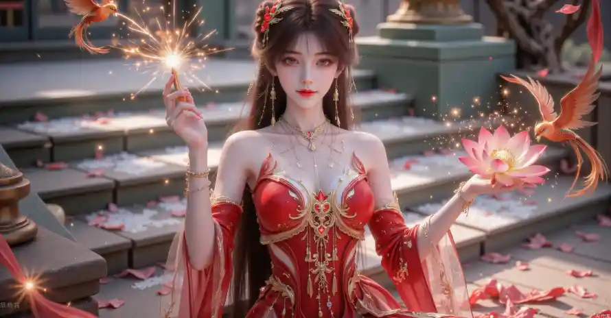 3k仙女壁纸-古风 - 国漫-火鸟「哲风壁纸」