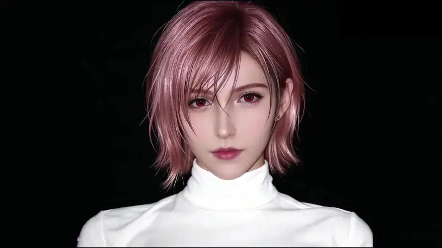 2k性感壁纸-短发 - 粉发-美女「哲风壁纸」