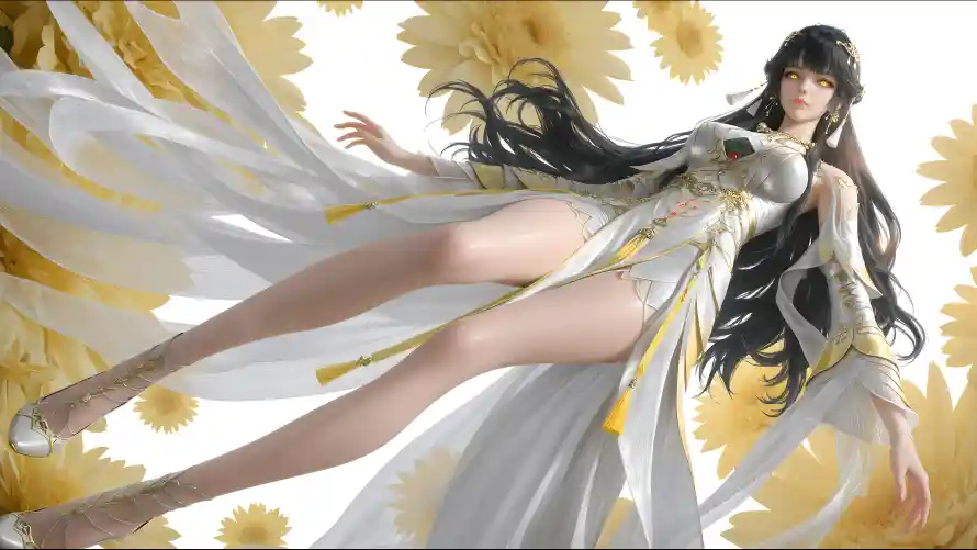 4k古风壁纸-国漫 - 白裙-美女「哲风壁纸」
