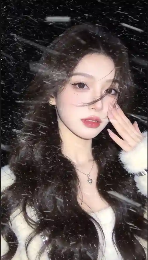 4k夜间壁纸 - 御姐 - 红唇 - 美女「哲风壁纸」