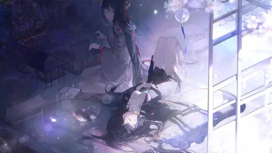 4k同人壁纸-和风 - 少女-手游「哲风壁纸」