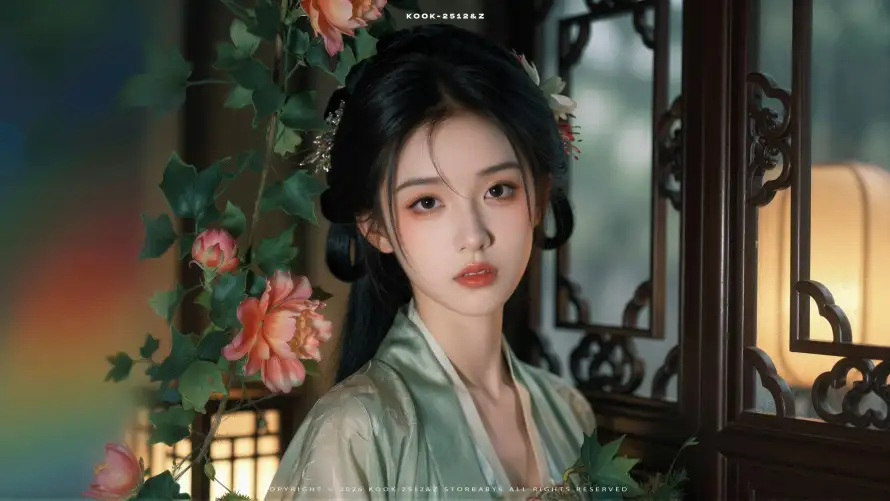 4k古典壁纸-古风 - 汉服-温婉「哲风壁纸」