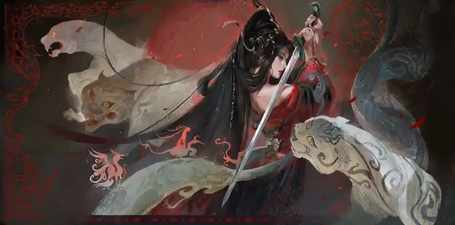 2k侠客壁纸-古风 - 国风-水墨「哲风壁纸」