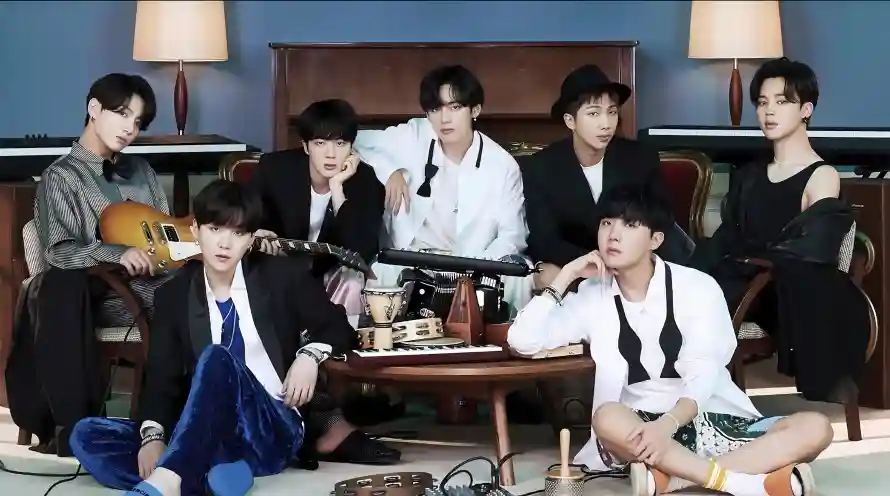 2k合影壁纸-明星 - BTS-朴智旻「哲风壁纸」