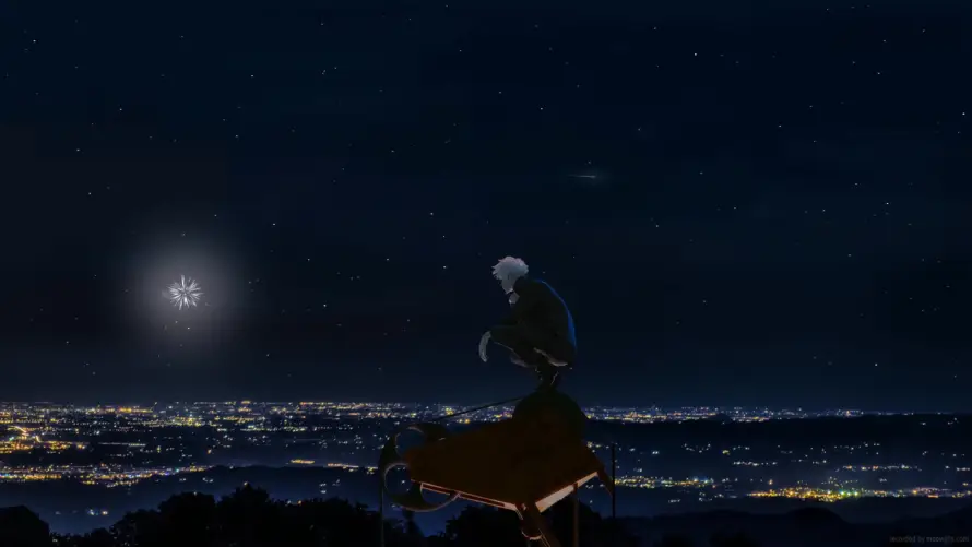 4k城市壁纸-夜景 - 屋顶-月色「哲风壁纸」