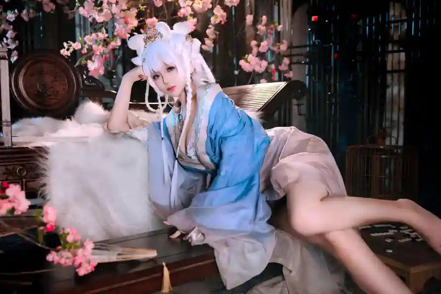 10k原神壁纸-古风 - 美女-银发「哲风壁纸」