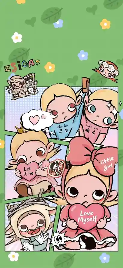 4kQ版壁纸 - 卡通 - 可爱 - 少女「哲风壁纸」