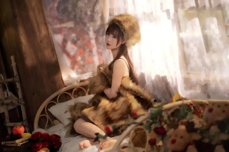 5k写真壁纸-复古 - 室内-少女「哲风壁纸」