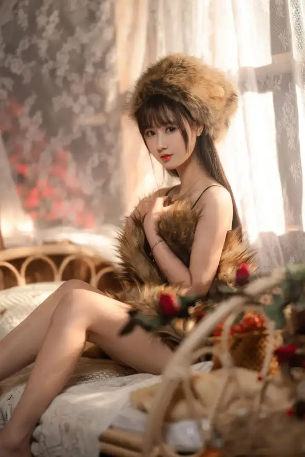 4k写真壁纸 - 吊带 - 暖调 - 玫瑰「哲风壁纸」