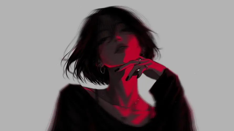 4k暗黑风壁纸-动感滤镜 - 女生头像-短发女生「哲风壁纸」 4k暗黑风壁纸-动感滤镜 - 女生头像-短发女生「哲风壁纸」