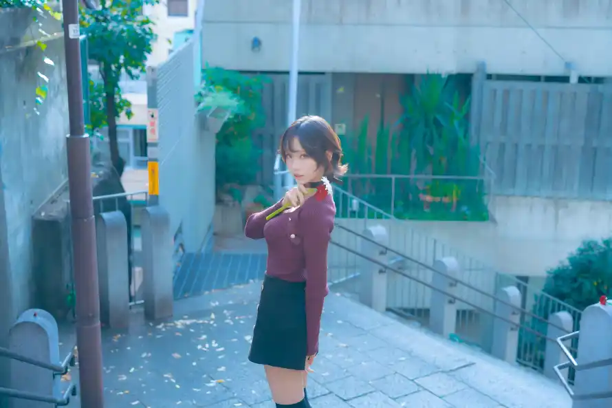 10k气质壁纸-短发 - 美女-街拍「哲风壁纸」