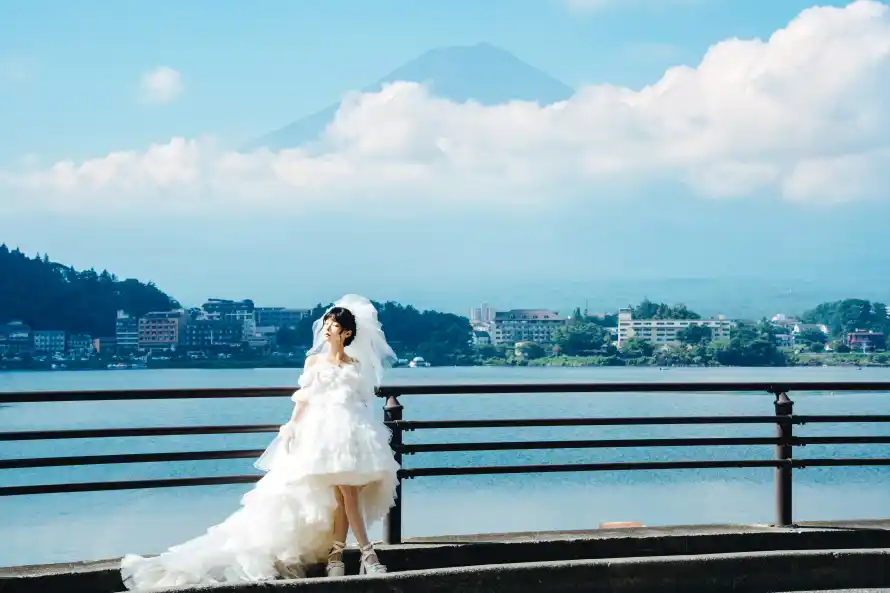 6k城镇壁纸-头纱 - 婚纱-新娘「哲风壁纸」