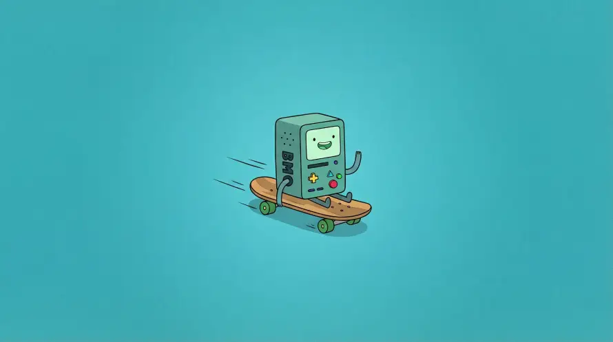 3k卡通壁纸-简约 - BMO-机器人「哲风壁纸」