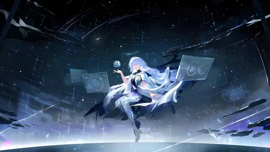 4k悬浮壁纸-星空 - 科幻-莫宁「哲风壁纸」