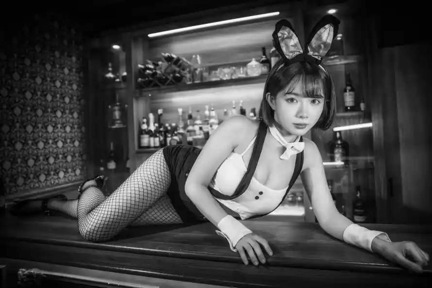 6k丝袜壁纸-人像 - 兔耳-写真「哲风壁纸」