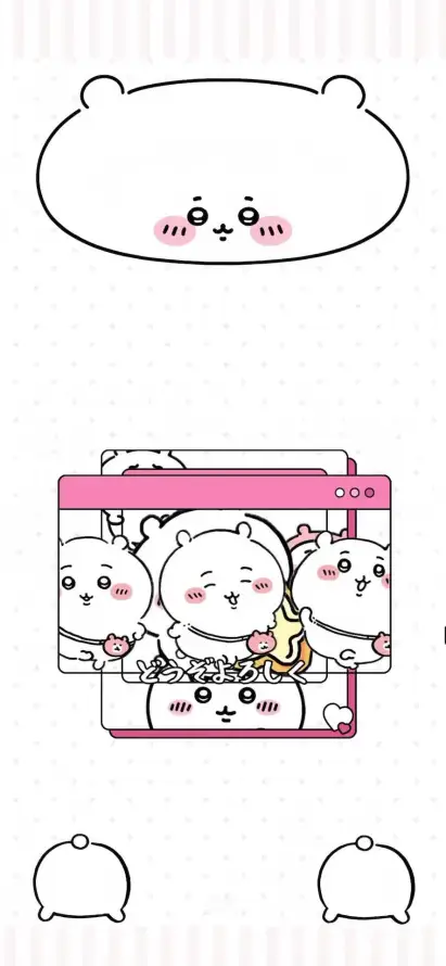 4kQ版壁纸 - 卡通 - 可爱 - 白色「哲风壁纸」