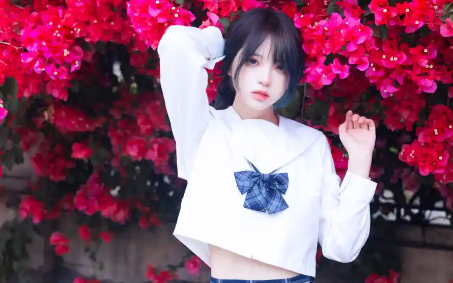 4k元气壁纸-花 - 少女-清新「哲风壁纸」