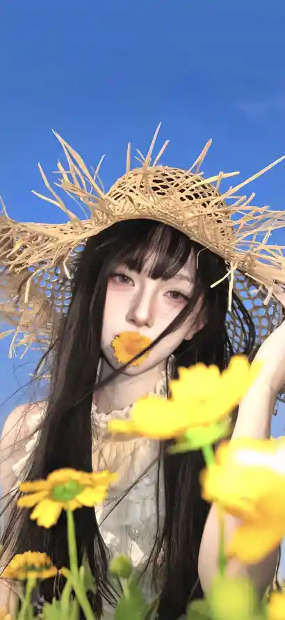 4k夏日壁纸 - 户外 - 清新 - 美女「哲风壁纸」