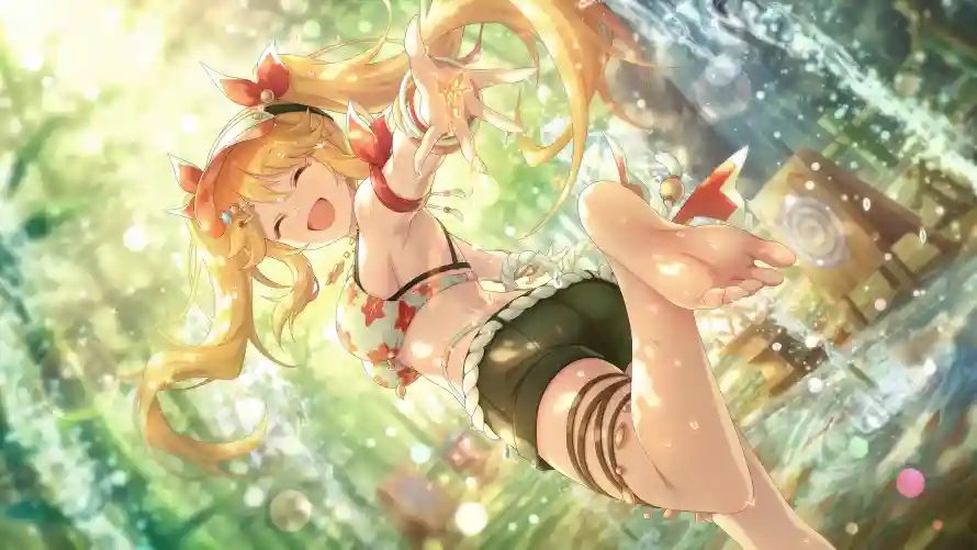 4k原神壁纸-夏日 - 宵宫-少女「哲风壁纸」