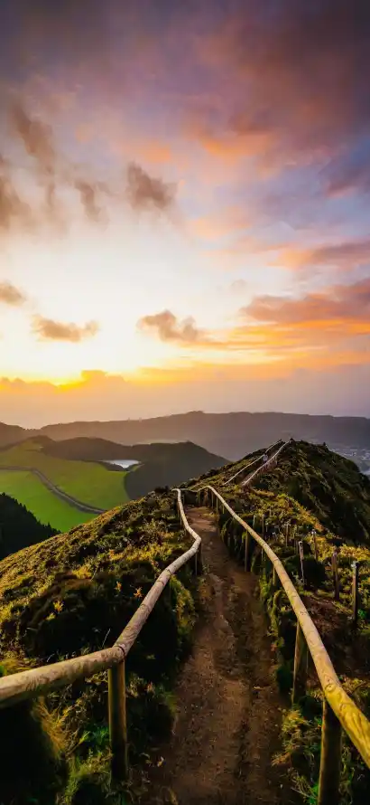 4k天空壁纸 - 小径 - 山丘 - 户外「哲风壁纸」