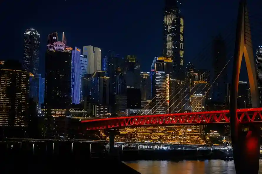 2k壁纸壁纸-夜景 - 江景-河流「哲风壁纸」