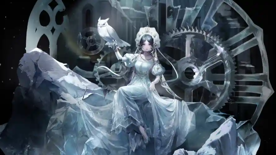 4k冰雕壁纸-冰雪 - 少女-机械「哲风壁纸」