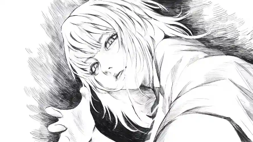 3k人物壁纸-少女 - 手绘-素描「哲风壁纸」