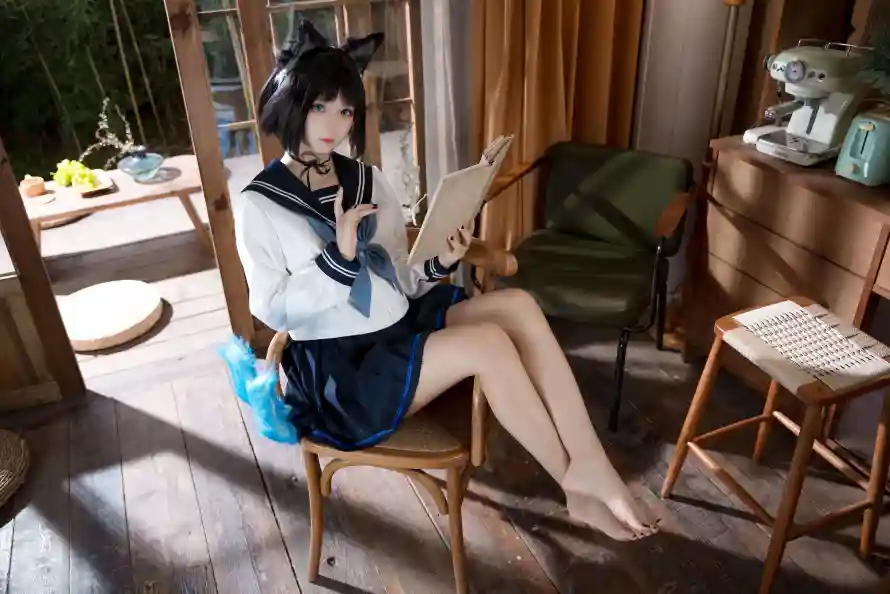 4k午后壁纸-室内 - 少女-日系「哲风壁纸」