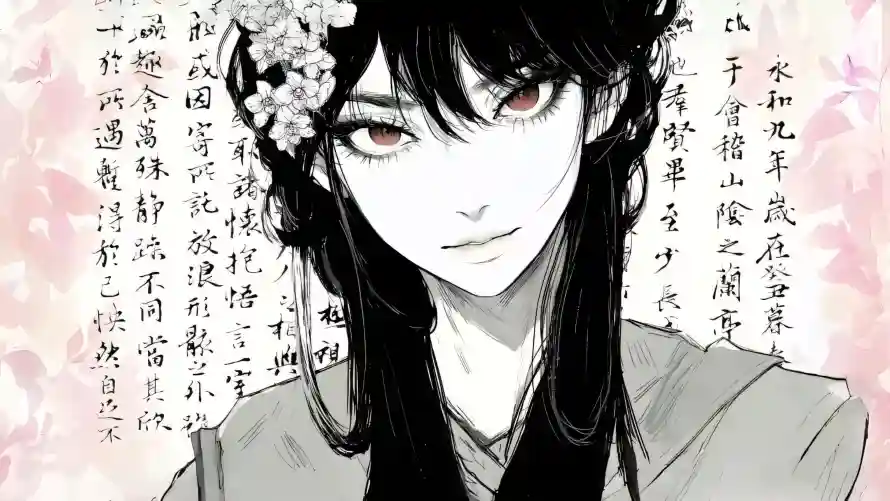 2k书法壁纸-古风 - 国风-白花「哲风壁纸」 2k书法壁纸-古风 - 国风-白花「哲风壁纸」