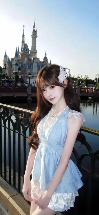 4k城堡壁纸 - 壁纸 - 少女 - 户外「哲风壁纸」