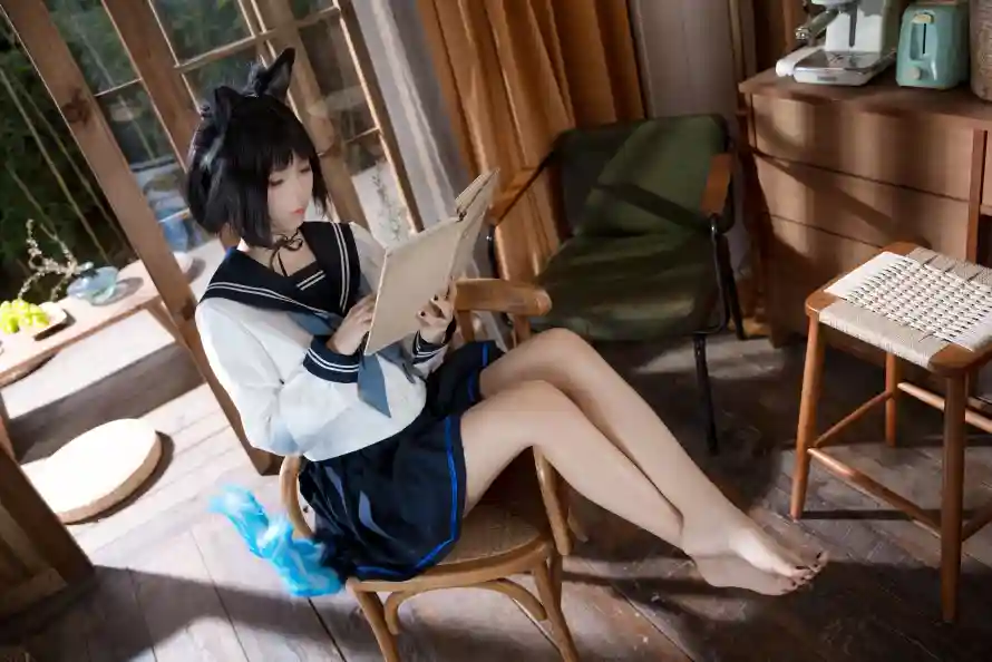 4k兽耳壁纸-室内 - 少女-慵懒「哲风壁纸」