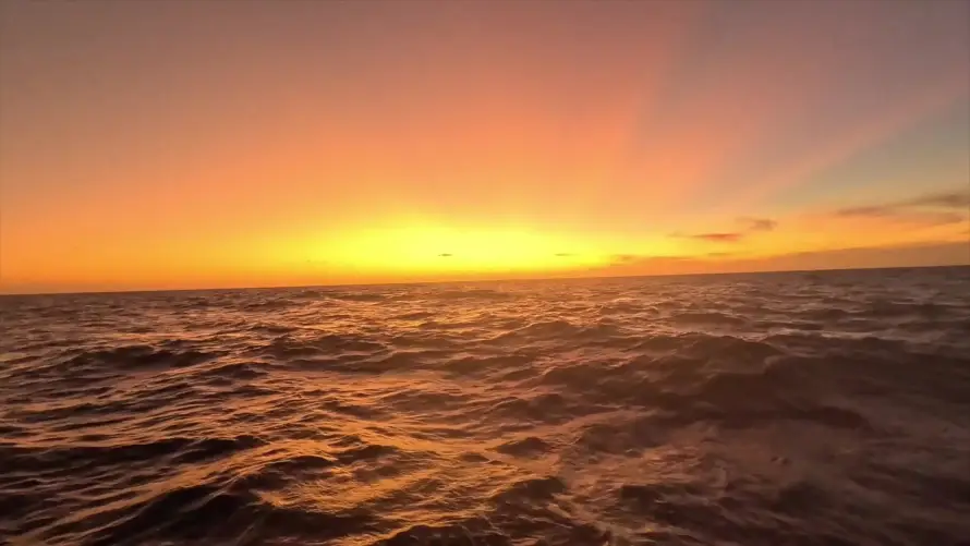4k晚霞壁纸-海景 - 海浪-海边「哲风壁纸」