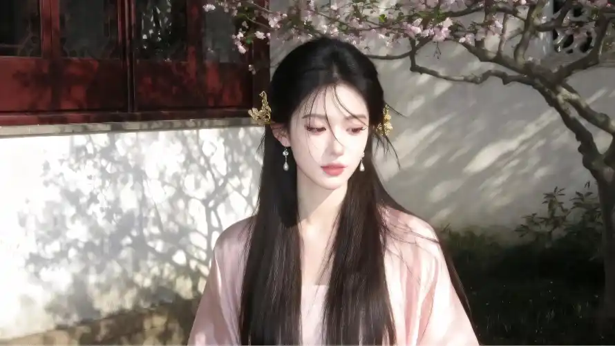 2k古装壁纸-庭院 - 梅花-清冷「哲风壁纸」