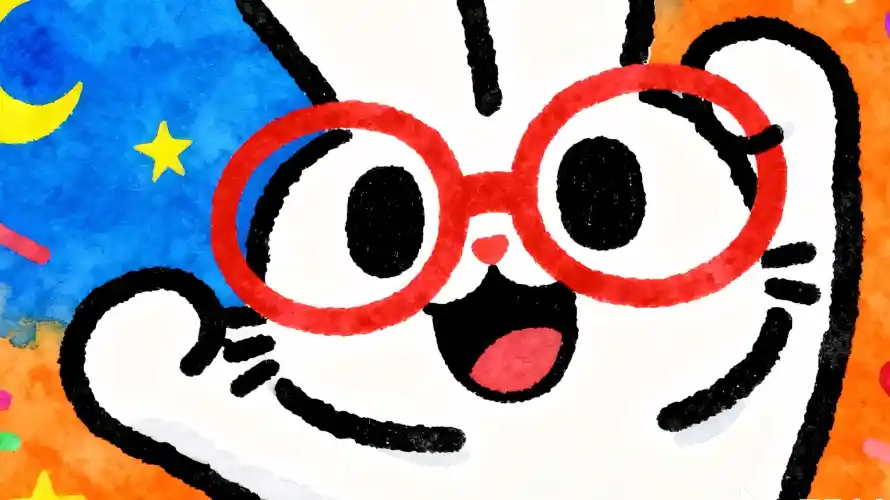 2k兔子壁纸-卡通 - 可爱-夜空「哲风壁纸」