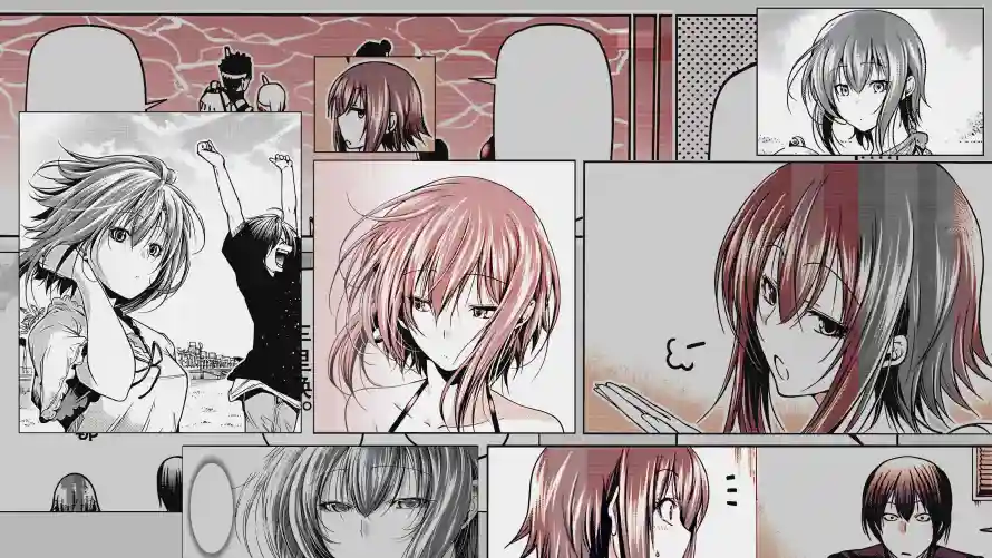 4k分镜壁纸-千纱 - 少女-拼贴「哲风壁纸」
