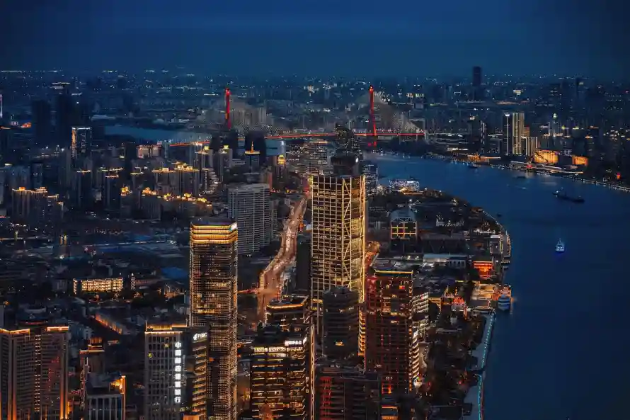 3k俯瞰壁纸-城市 - 壁纸-夜景「哲风壁纸」