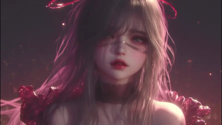 4k少女壁纸-暗黑 - 疤痕-病娇「哲风壁纸」