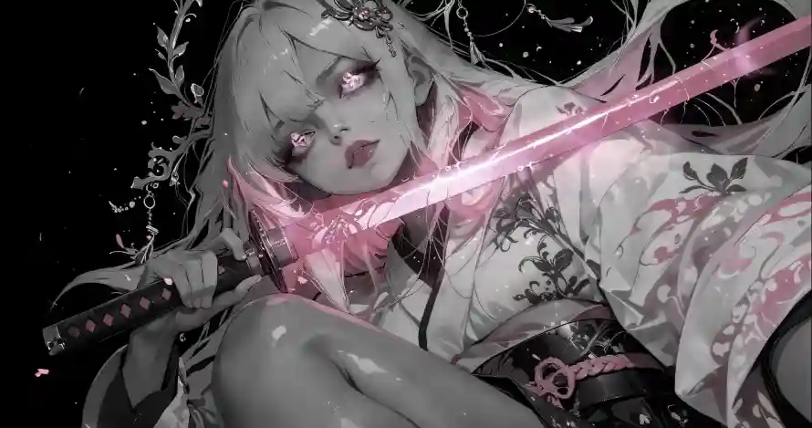 4k和服壁纸-和风 - 少女-插画「哲风壁纸」