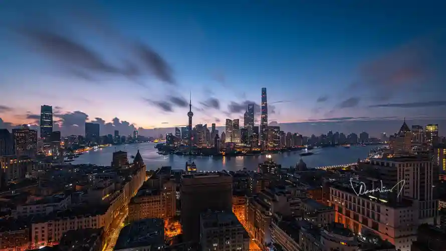2k上海壁纸-城市 - 壁纸-夜景「哲风壁纸」