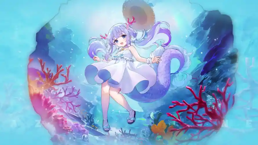3k斗笠壁纸-海底 - 二次元-红珊瑚「哲风壁纸」