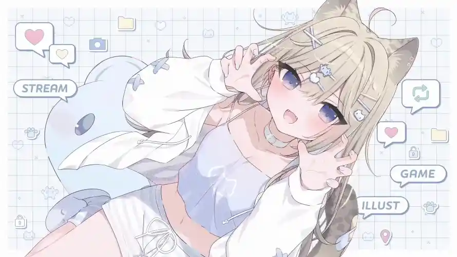 4k少女壁纸-手绘 - 紫瞳-二次元「哲风壁纸」