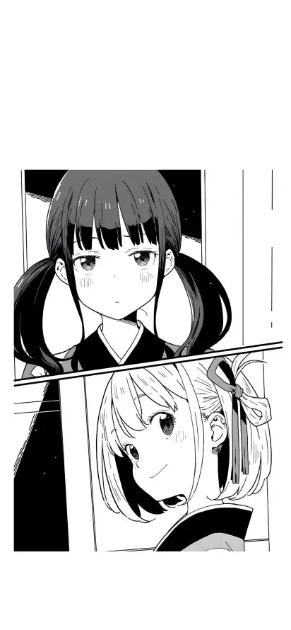 4k日式壁纸 - 漫画 - 短发 - 黑白「哲风壁纸」