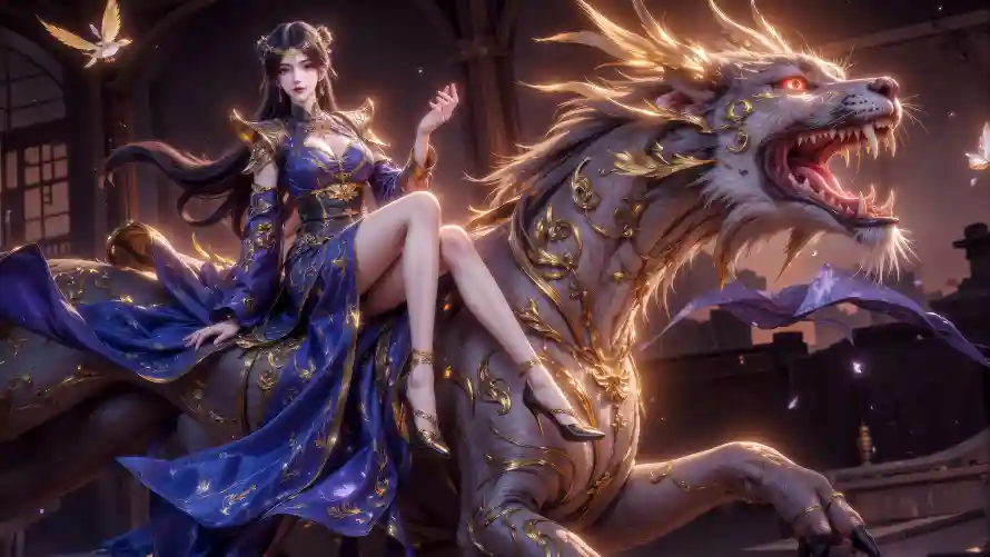 4k古风壁纸-国风 - 御龙-玄幻「哲风壁纸」