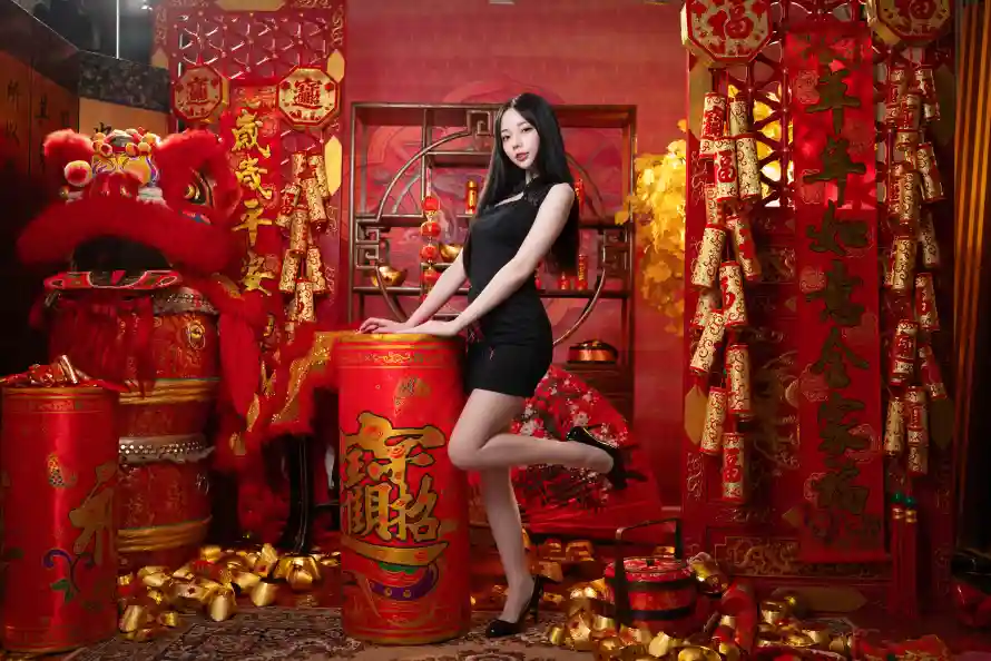 4k丝袜壁纸-年 - 喜庆-招财「哲风壁纸」