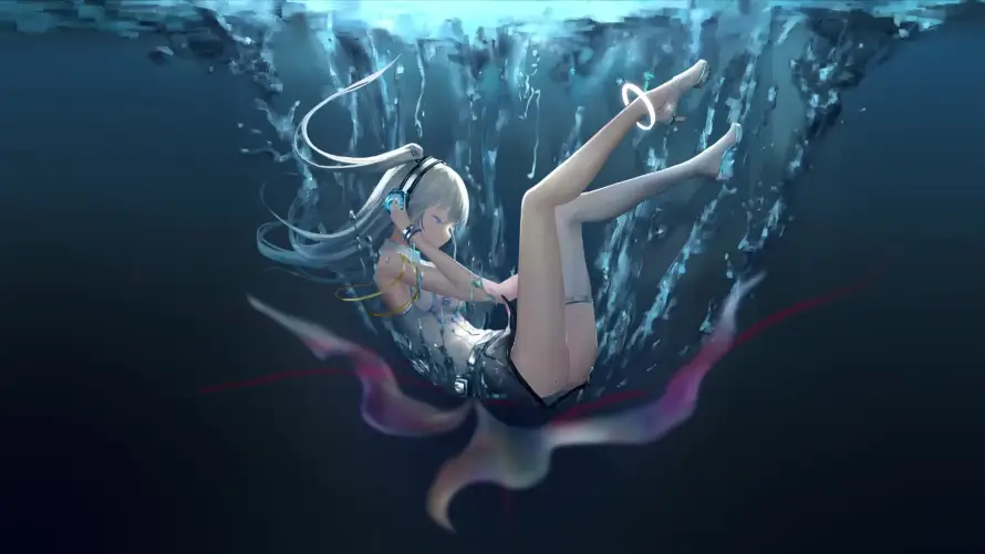 3k光斑壁纸-水下 - 海水-深海「哲风壁纸」