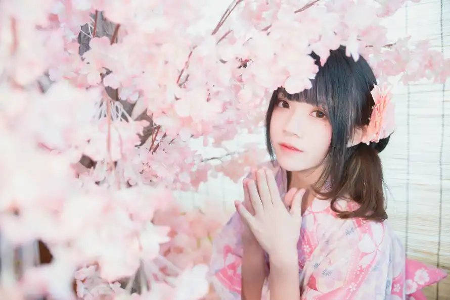 8k写真壁纸-和服 - 和风-少女「哲风壁纸」