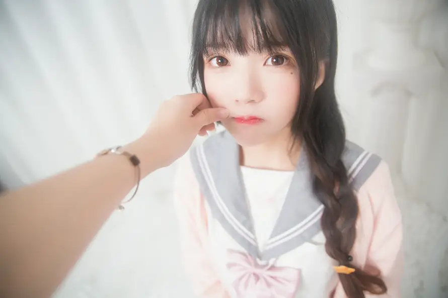 6k写真壁纸-jk - 少女-粉色「哲风壁纸」